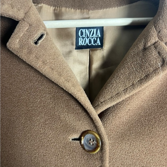 Cinzia Rocca Brown Coat - Virgin Wool - Made in Italy - Picture 2 of 9